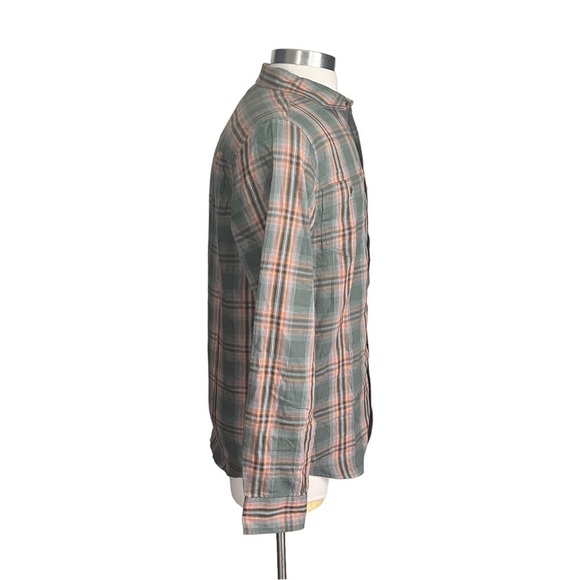 Prana Dolberg Flannel Shirt Tall Men Multicolor Plaid Check Long Sleeve Sz S NWT - Picture 9 of 16